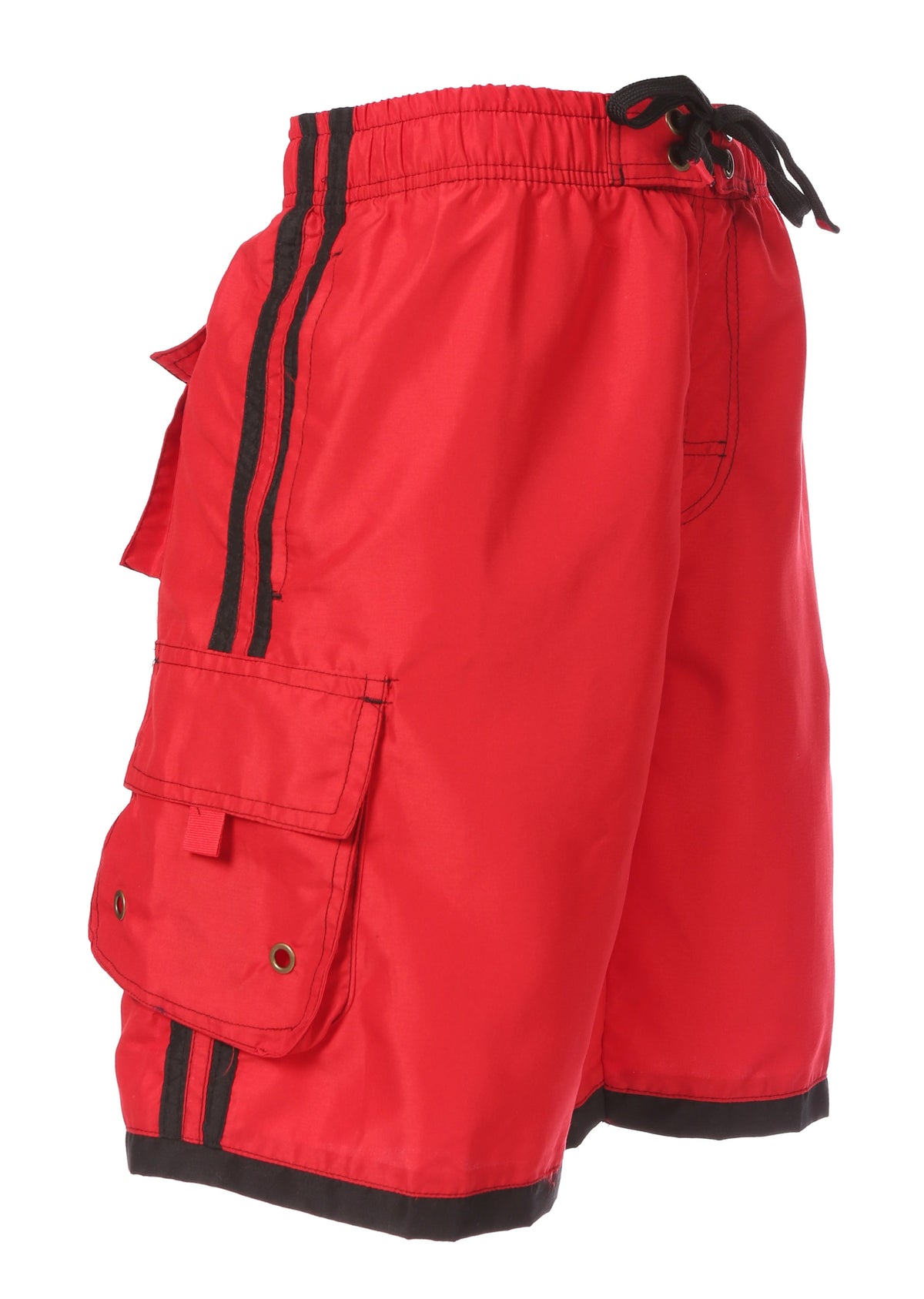 Sakkas Men's Contrast Stripe Boardshorts