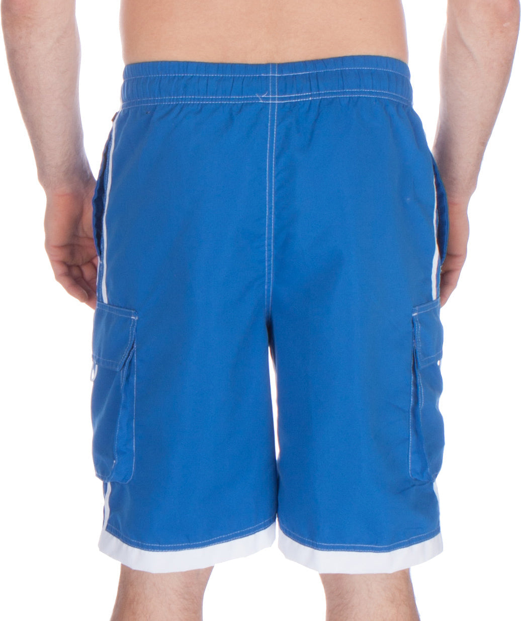 Sakkas Men's Contrast Stripe Boardshorts