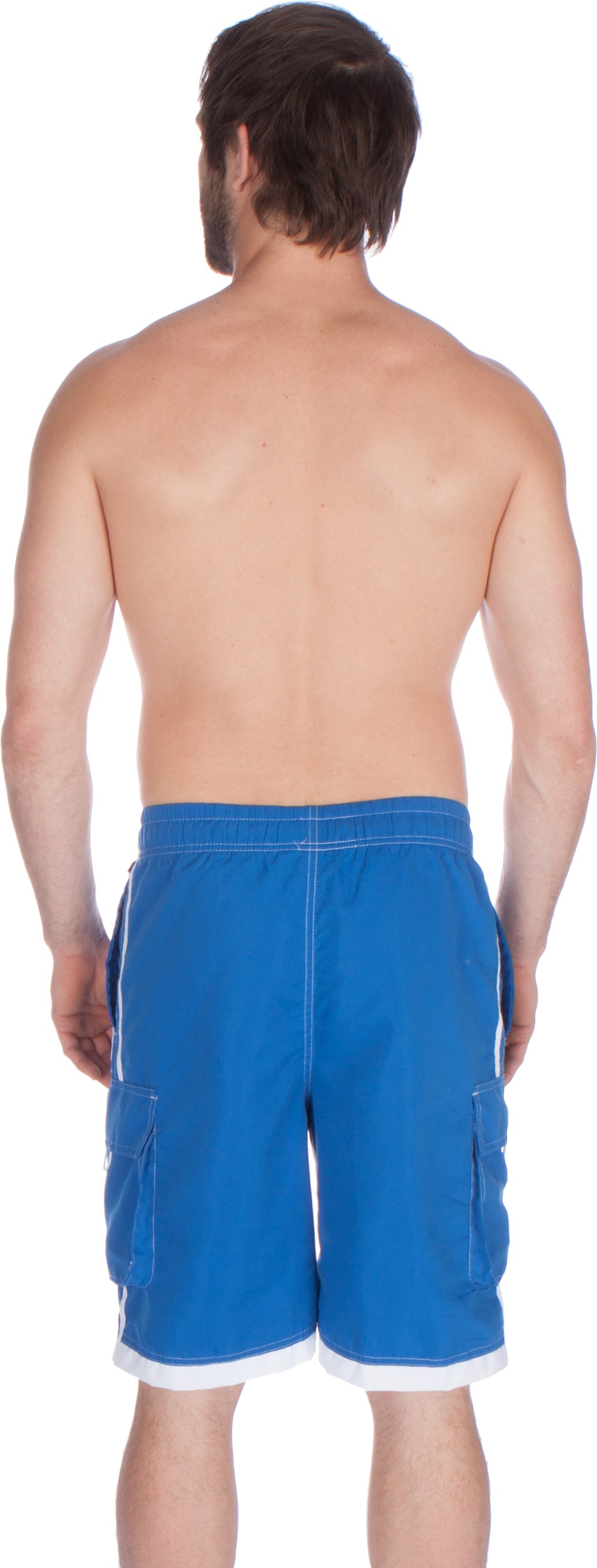 Sakkas Men's Contrast Stripe Boardshorts