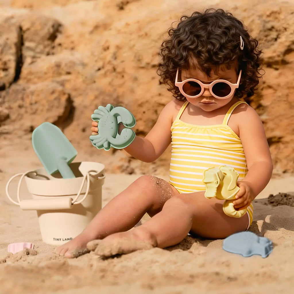Tiny Land Beach Tent & Sand Toy Set for Kids