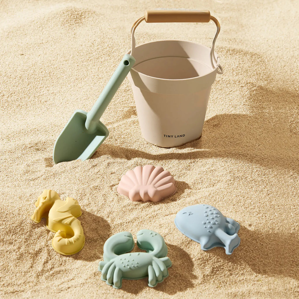 Tiny Land Beach Tent & Sand Toy Set for Kids