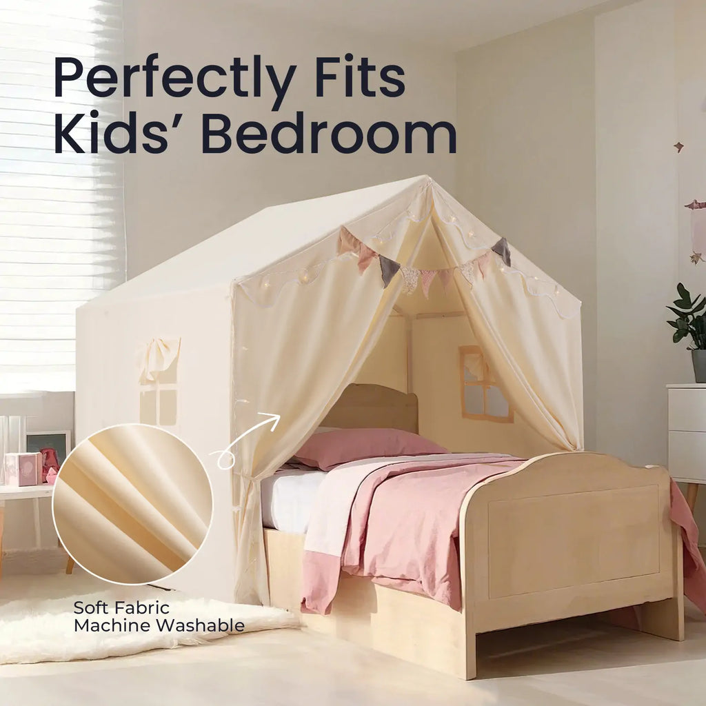 Tiny Land Large Kids’ Play Tent with Star Lights