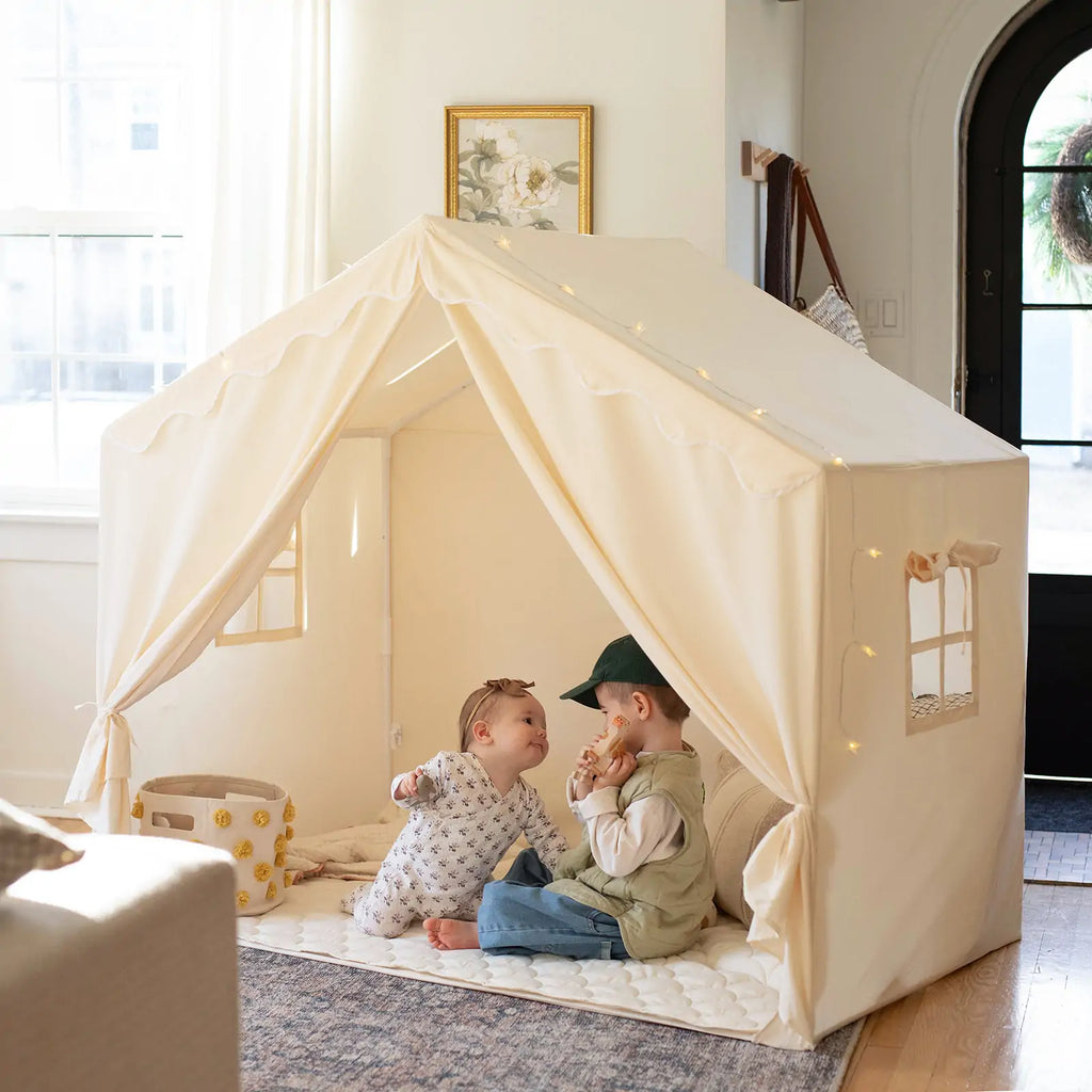 Tiny Land Large Kids’ Play Tent with Star Lights