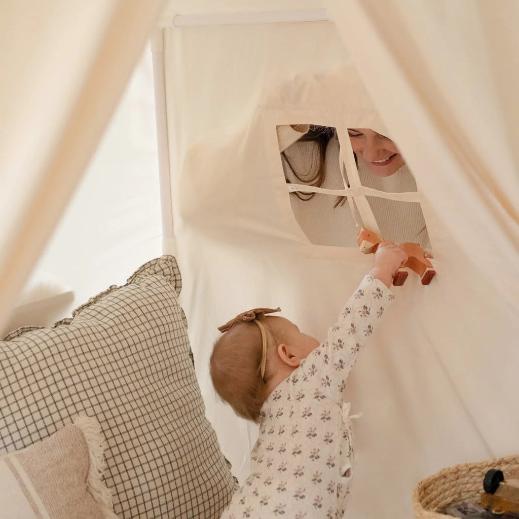 Tiny Land Large Kids’ Play Tent with Star Lights
