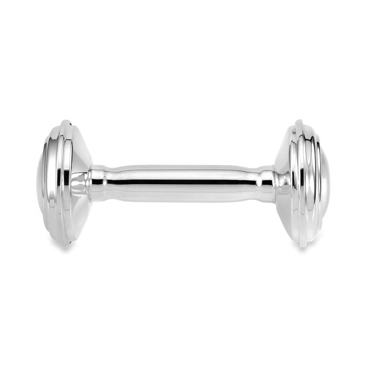 Personalized Sterling Silver Baby Rattle Keepsake – Made in Italy