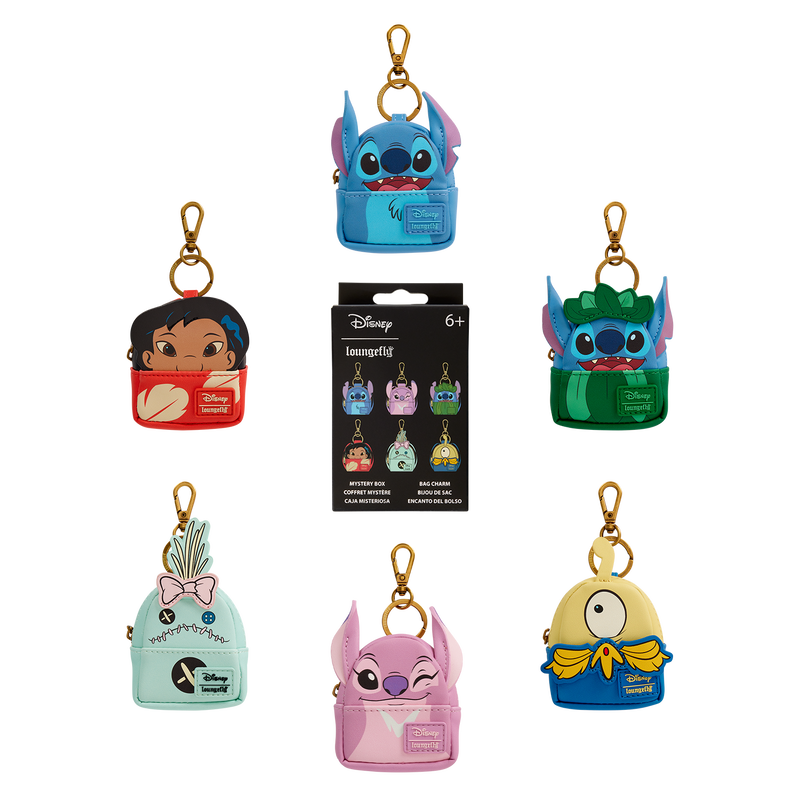 Loungefly Disney Lilo & Stitch Mystery Mini Backpack Keychain