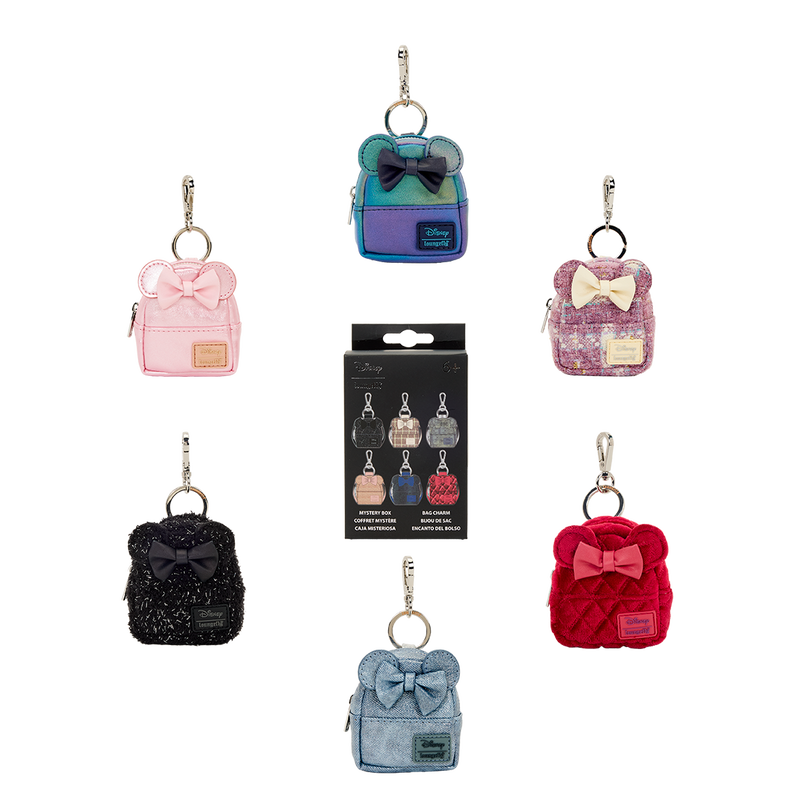 Loungefly Disney Minnie Mouse Mystery Mini Backpack Keychain