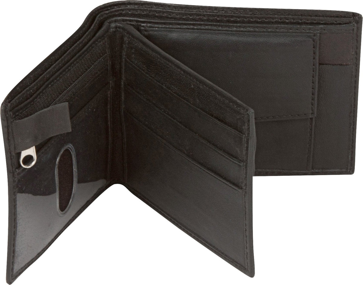 Sakkas Men’s Leather Bifold Wallet with Gift Bag