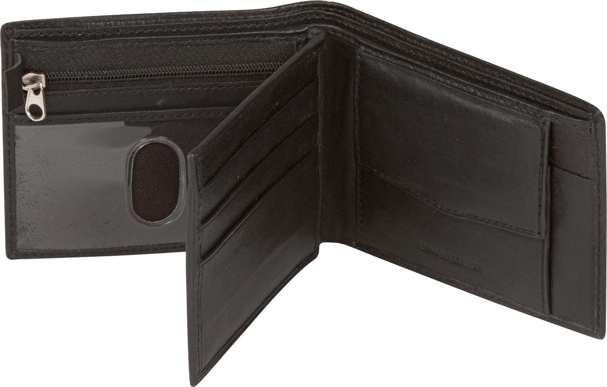 Sakkas Men’s Leather Bifold Wallet with Gift Bag