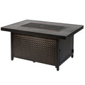 Weyland Rectangular Aluminum LPG Fire Pit