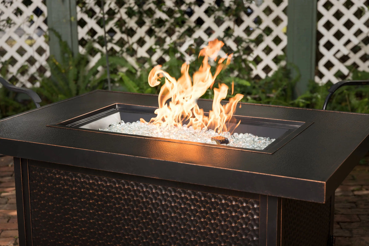 Weyland Rectangular Aluminum LPG Fire Pit