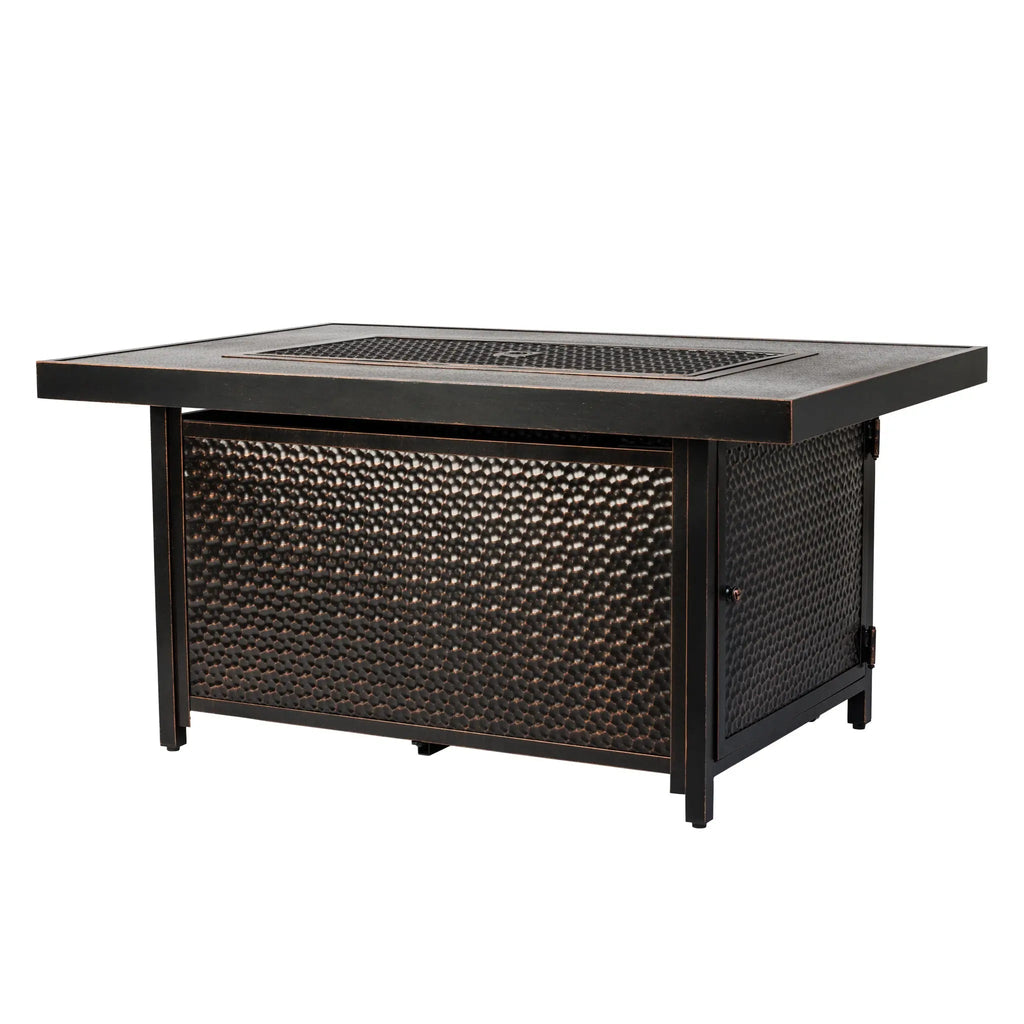 Weyland Rectangular Aluminum LPG Fire Pit
