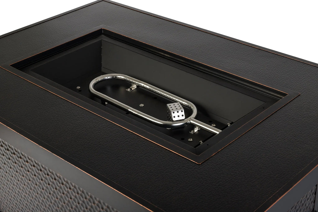 Weyland Rectangular Aluminum LPG Fire Pit