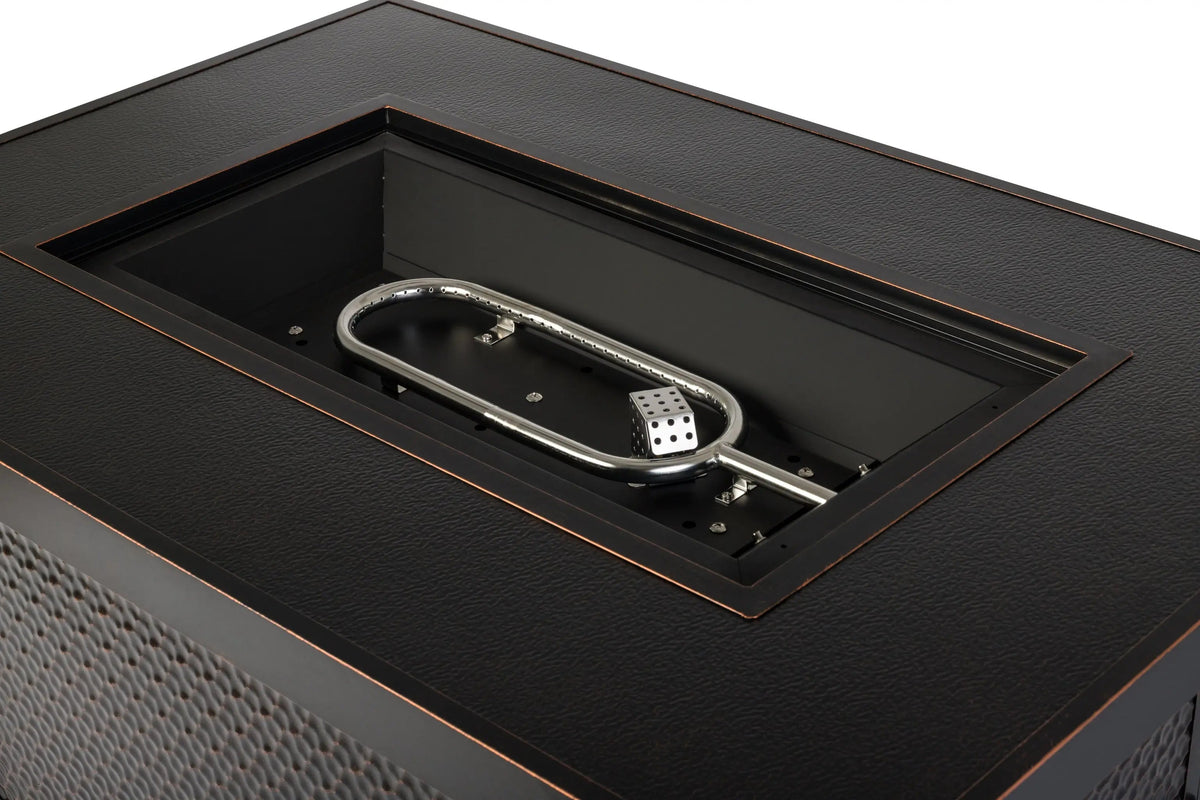 Weyland Rectangular Aluminum LPG Fire Pit