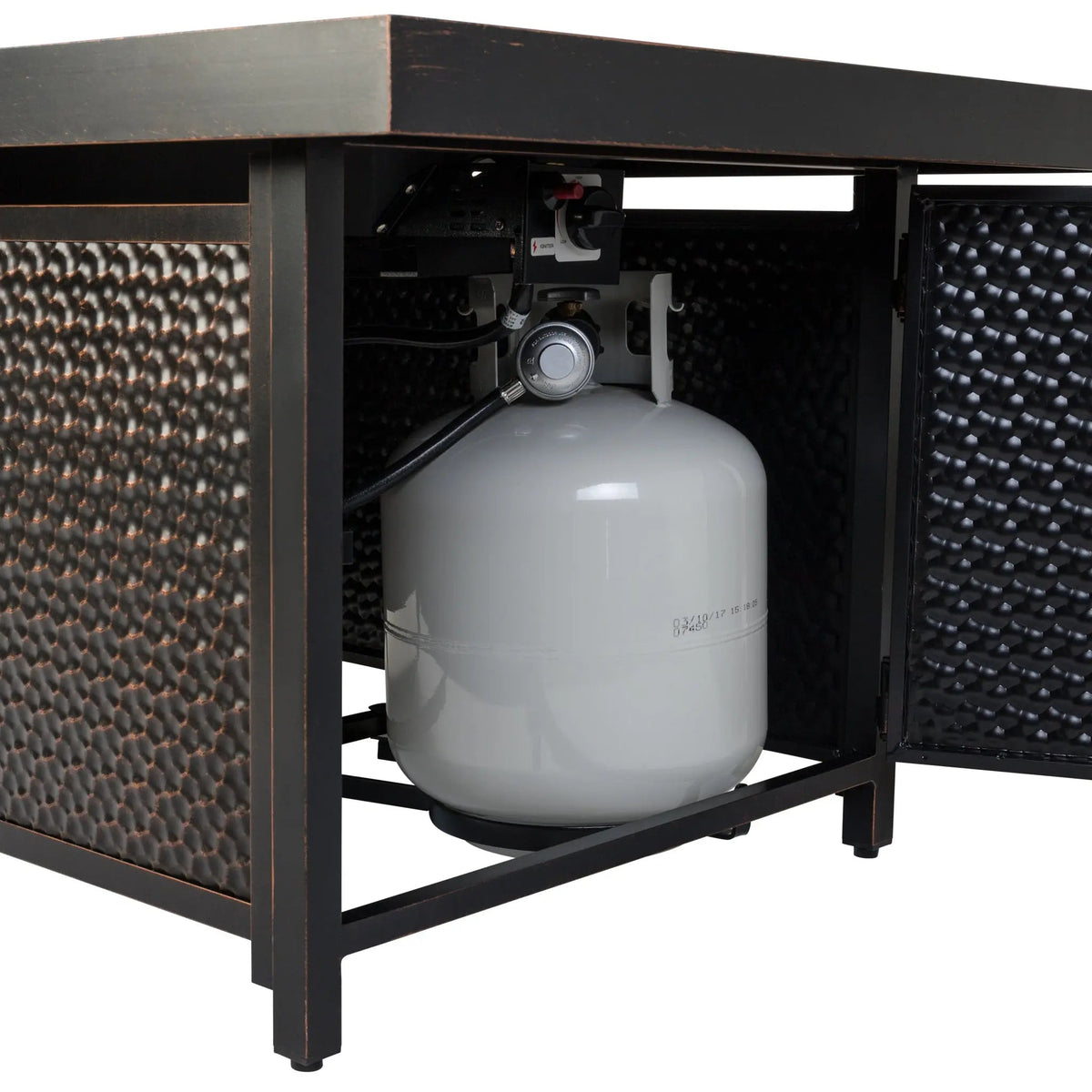 Weyland Rectangular Aluminum LPG Fire Pit