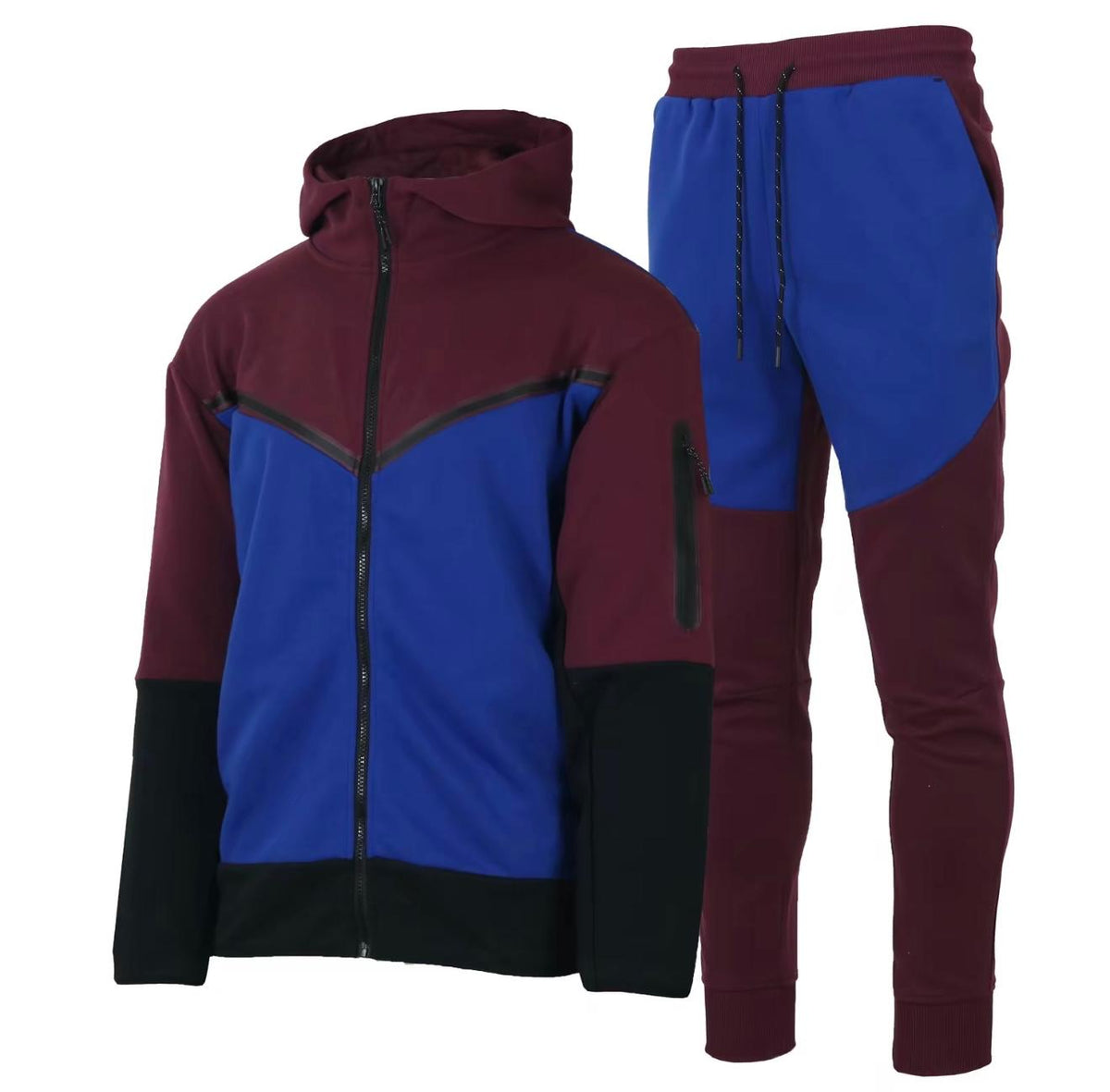 Men’s Two-Tone UltraTech Fleece Hoodie & Joggers Tracksuit