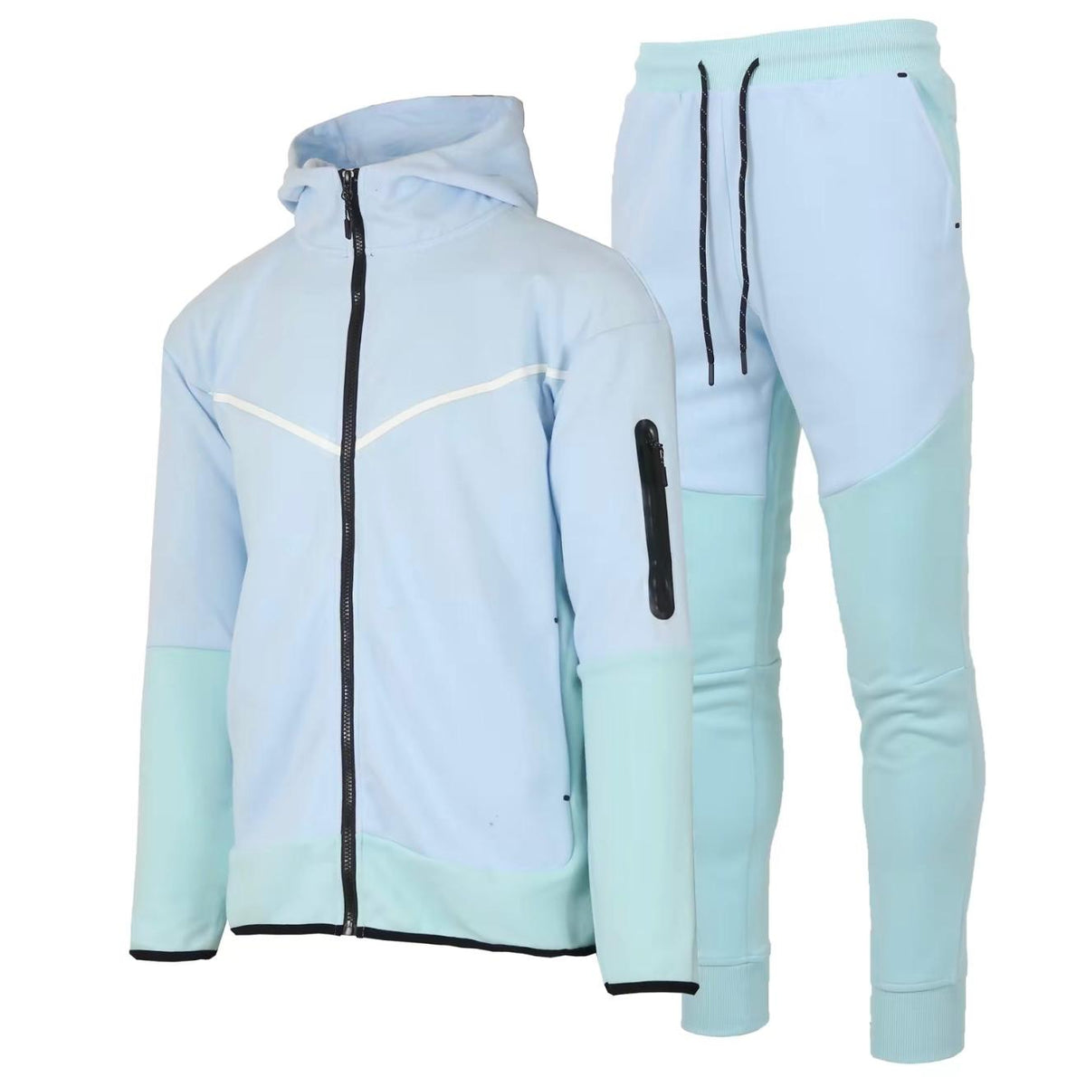 Men’s Two-Tone UltraTech Fleece Hoodie & Joggers Tracksuit