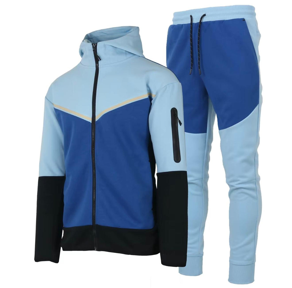 Men’s Two-Tone UltraTech Fleece Hoodie & Joggers Tracksuit