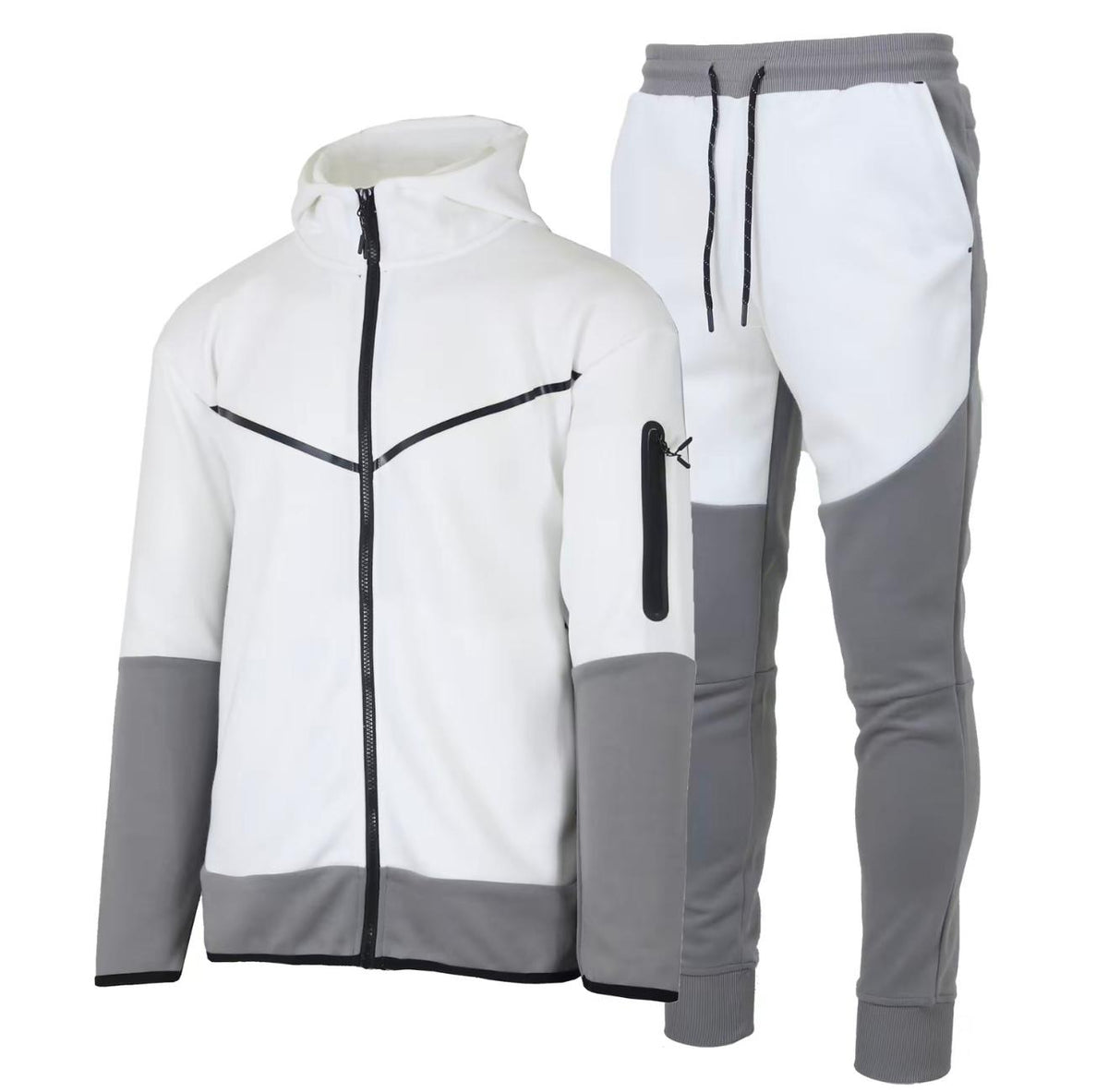 Men’s Two-Tone UltraTech Fleece Hoodie & Joggers Tracksuit