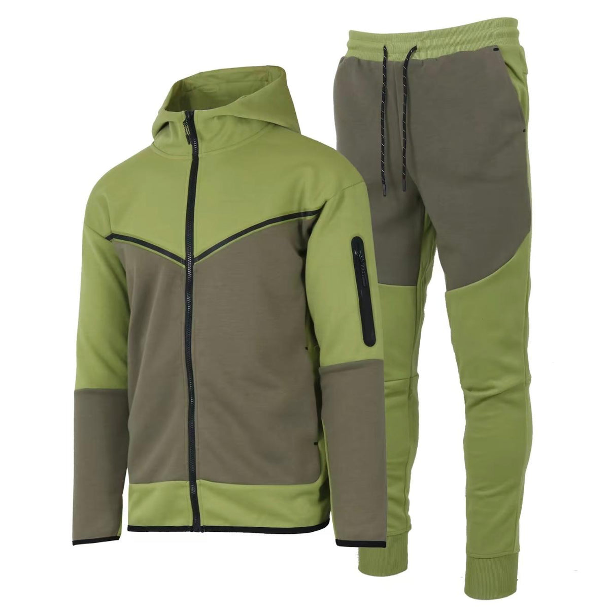 Men’s Two-Tone UltraTech Fleece Hoodie & Joggers Tracksuit