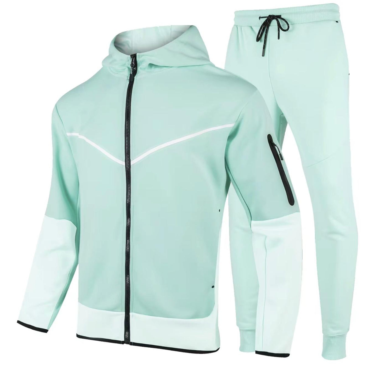 Men’s Two-Tone UltraTech Fleece Hoodie & Joggers Tracksuit