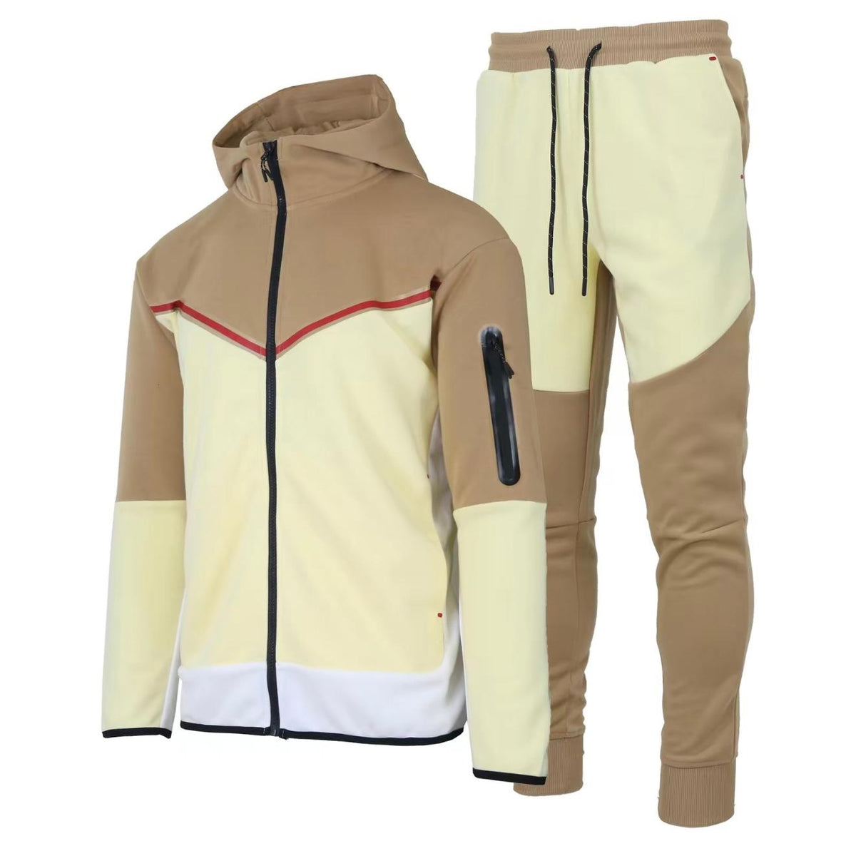 Men’s Two-Tone UltraTech Fleece Hoodie & Joggers Tracksuit