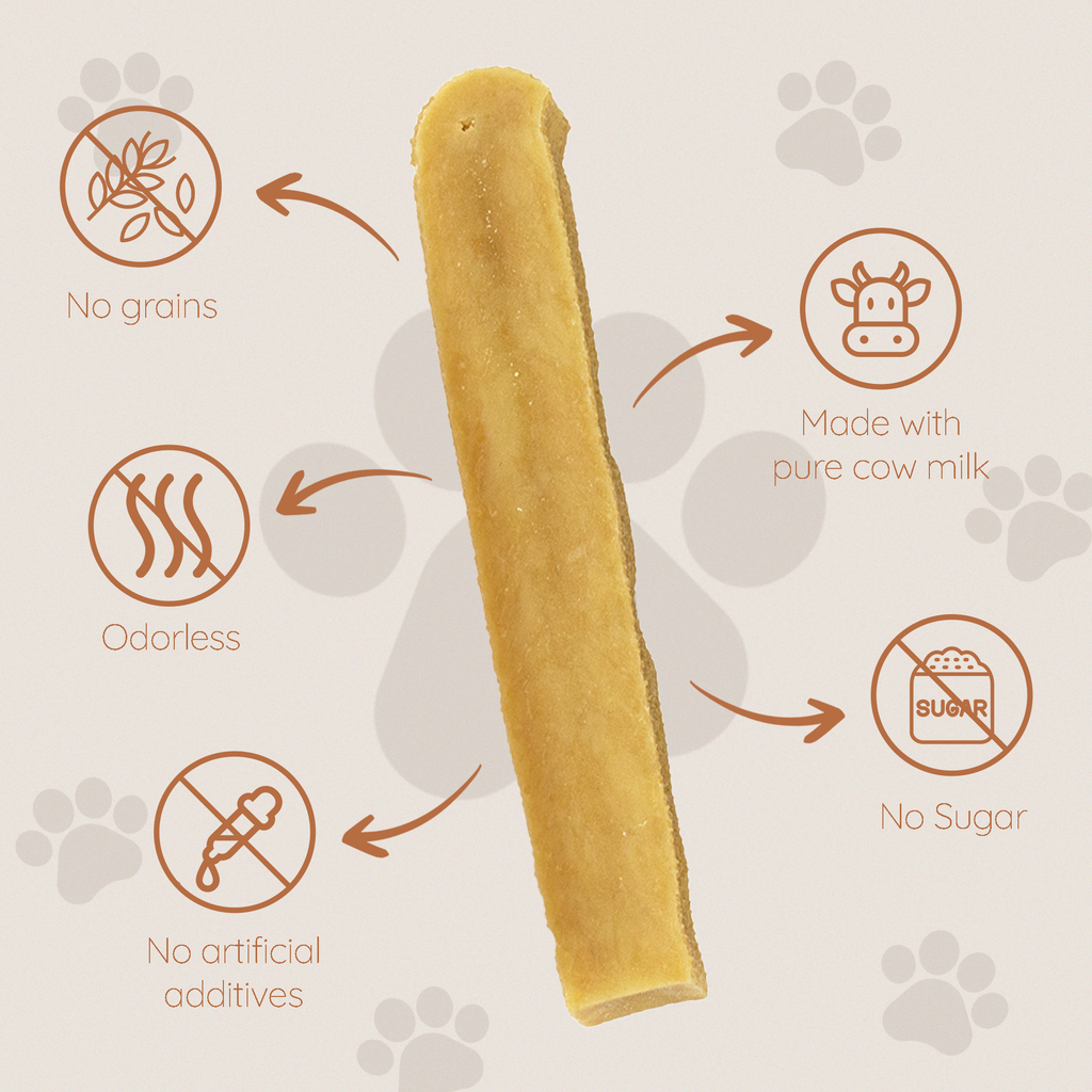 Hard Cheese Dog Chew – Long-Lasting Natural Chew