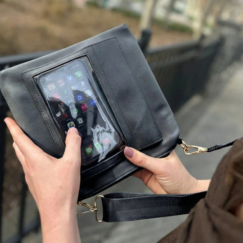 Zoe RFID Touchscreen Crossbody Purse