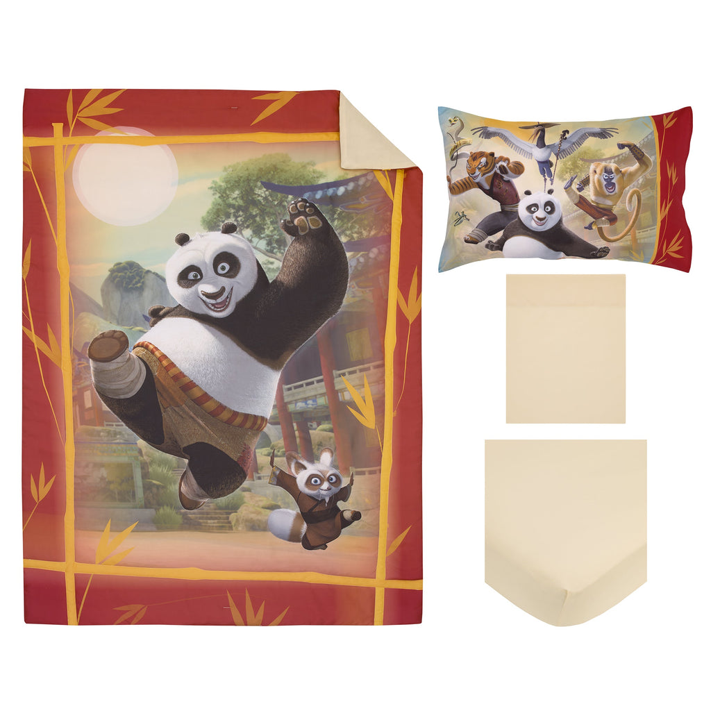 DreamWorks Kung Fu Panda Toddler Bedding — 4 Pieces