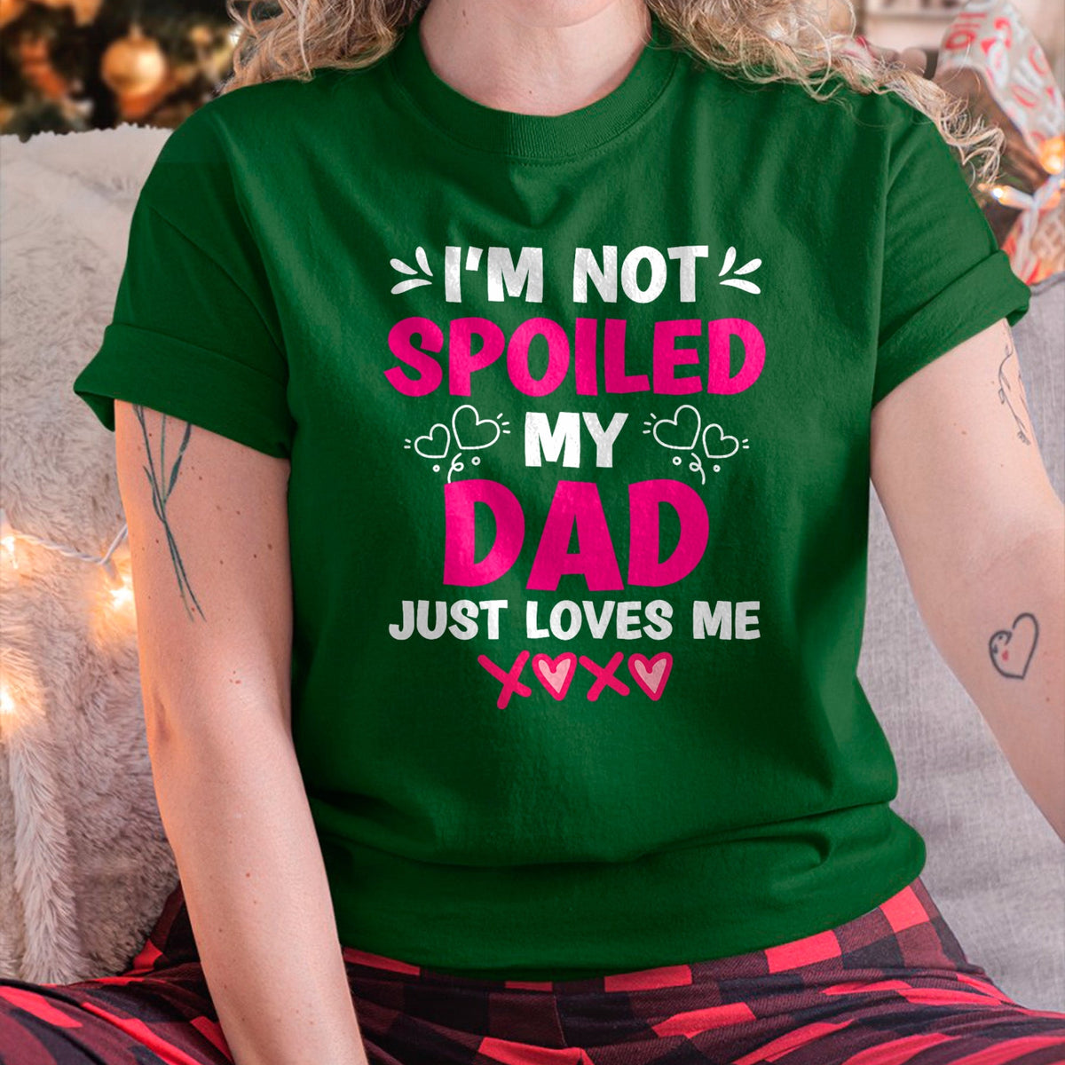 Dad Loves Me Graphic T-Shirt or Hoodie