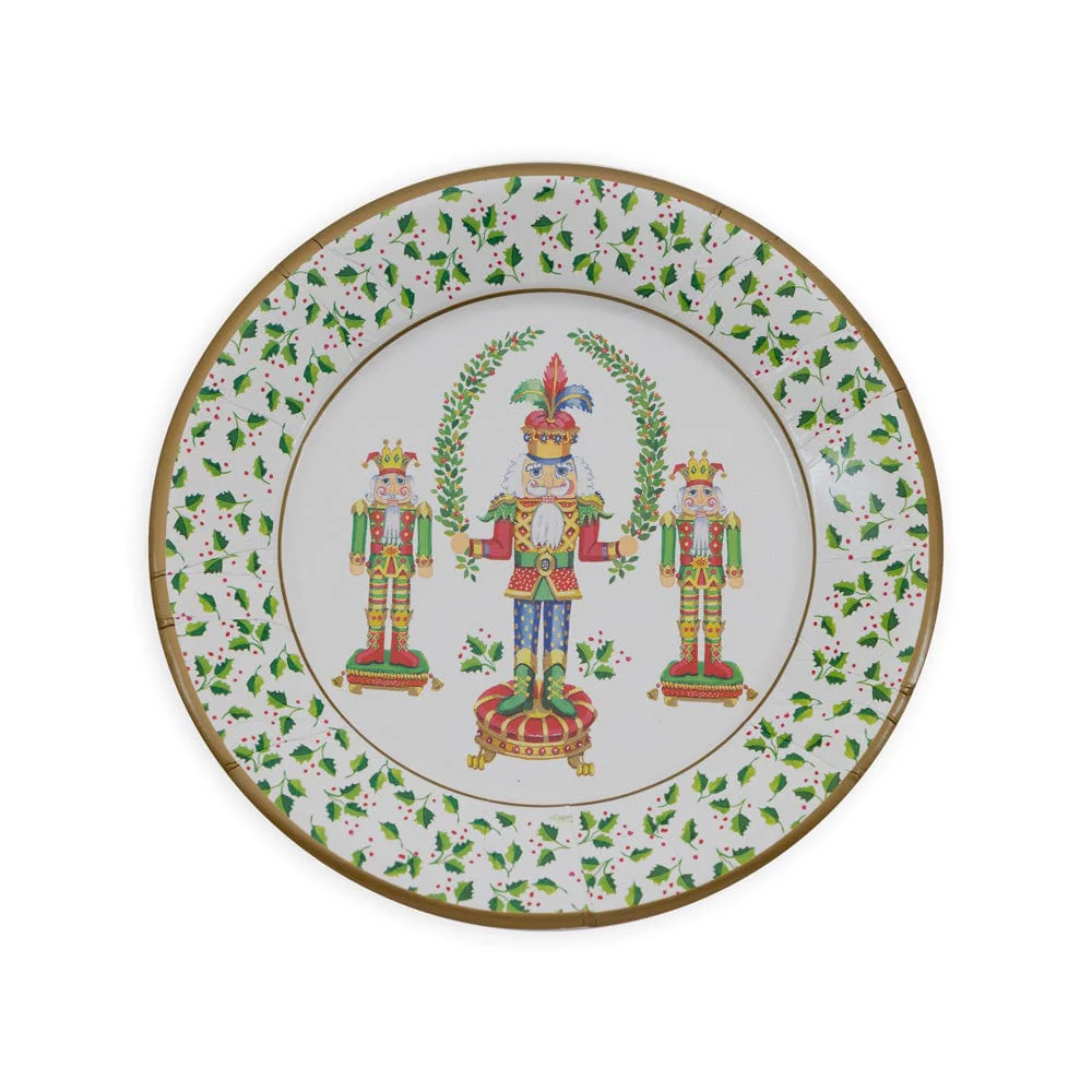 Nutcracker Christmas Dinner Plates – Pack of 8