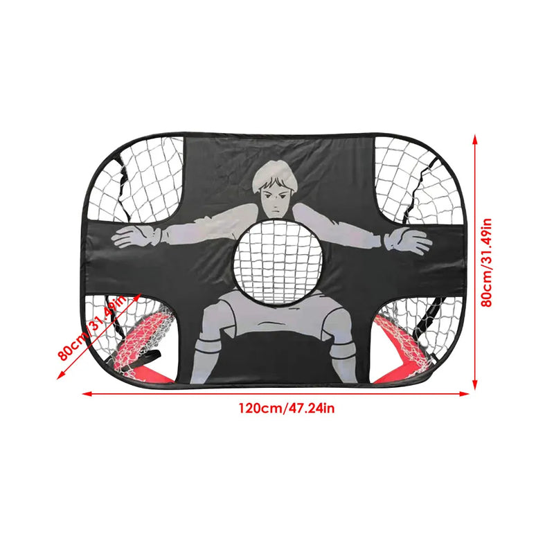 Portable Folding Soccer Training Goal