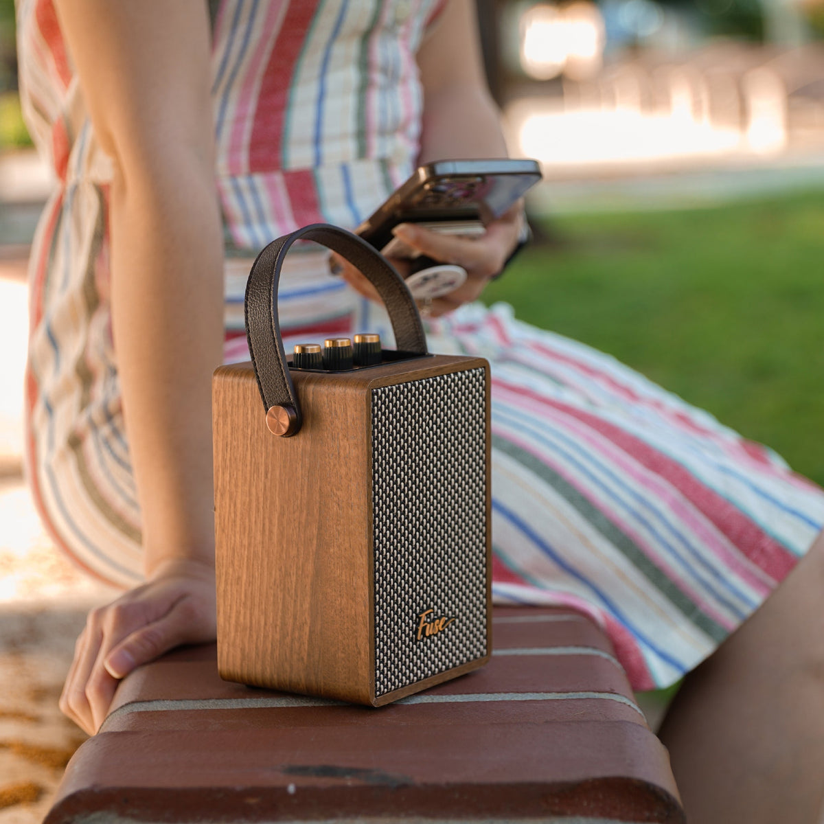 Fuse Andle Portable Bluetooth Speaker — Vintage Radio Design