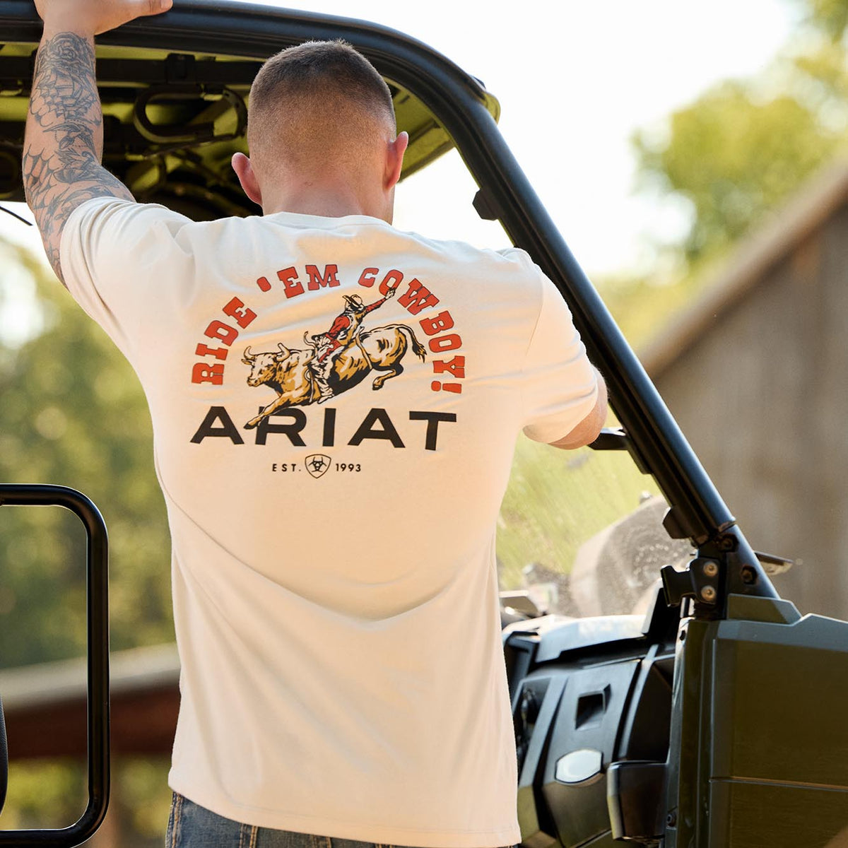 Ariat Men's Ride 'Em Cowboy Graphic T-Shirt