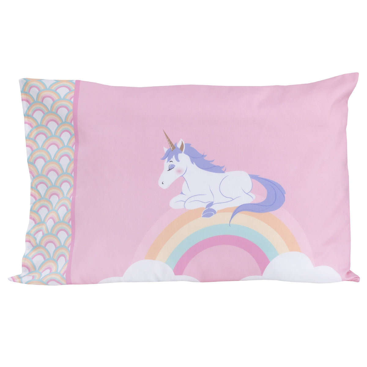 Everything Kids Rainbow Unicorn Toddler Bedding — 4 Pieces