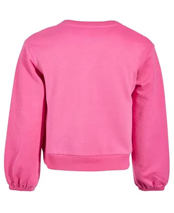Ideology Girls' Pink Fleece Crewneck Sweatshirt – Size 6X