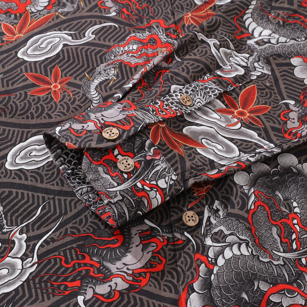 Men's Dragon's Flight Cotton Hawaiian Shirt