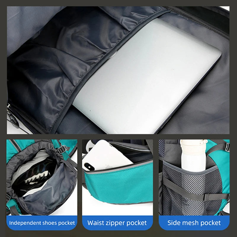 50L Hiking & Fishing Backpack