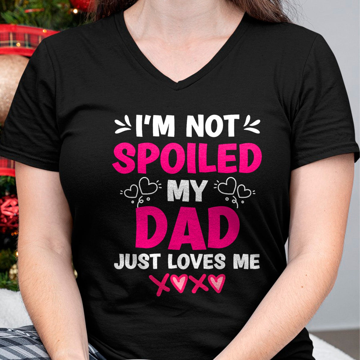 Dad Loves Me Graphic T-Shirt or Hoodie