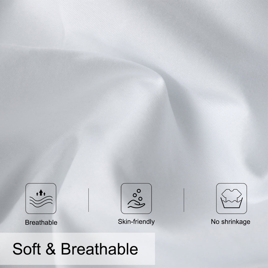 Cow & Duck Microfiber Bed Sheet & Pillowcase Set — 3 Pieces