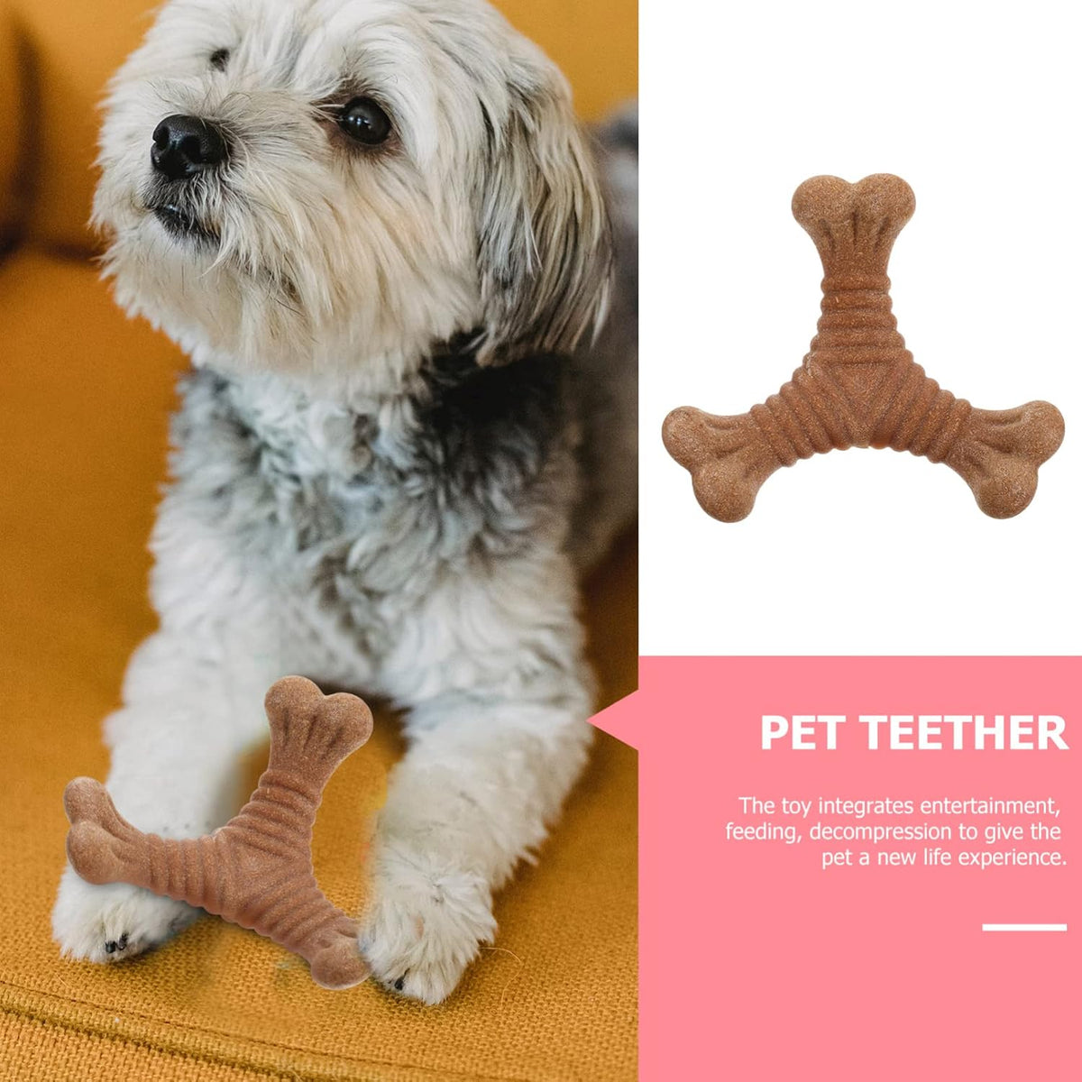 Puppy Teething Chew Stick & Interactive Dog Puzzle Toy