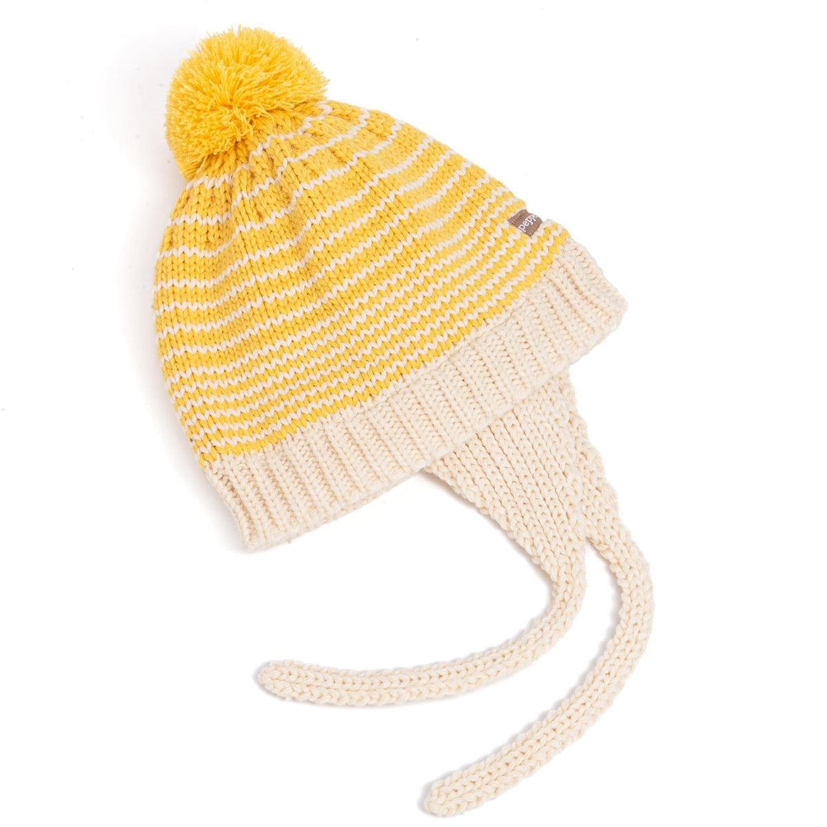 Kids’ Knit Earflap Beanie with Ties, Ages 2–6