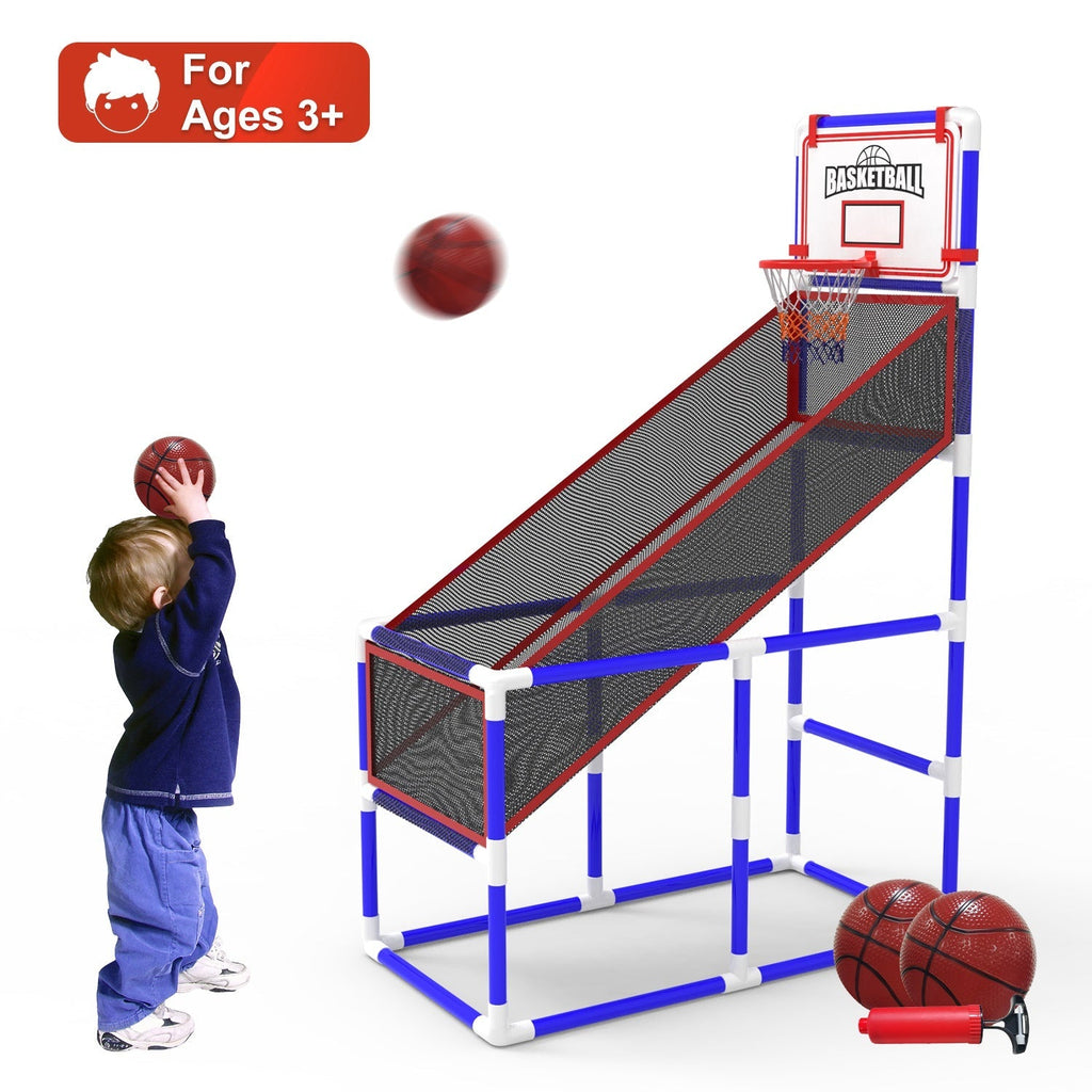 Kids' Adjustable Basketball Arcade Game Set