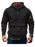 Men's Zip-Sleeve Hooded Sweatshirt Jacket