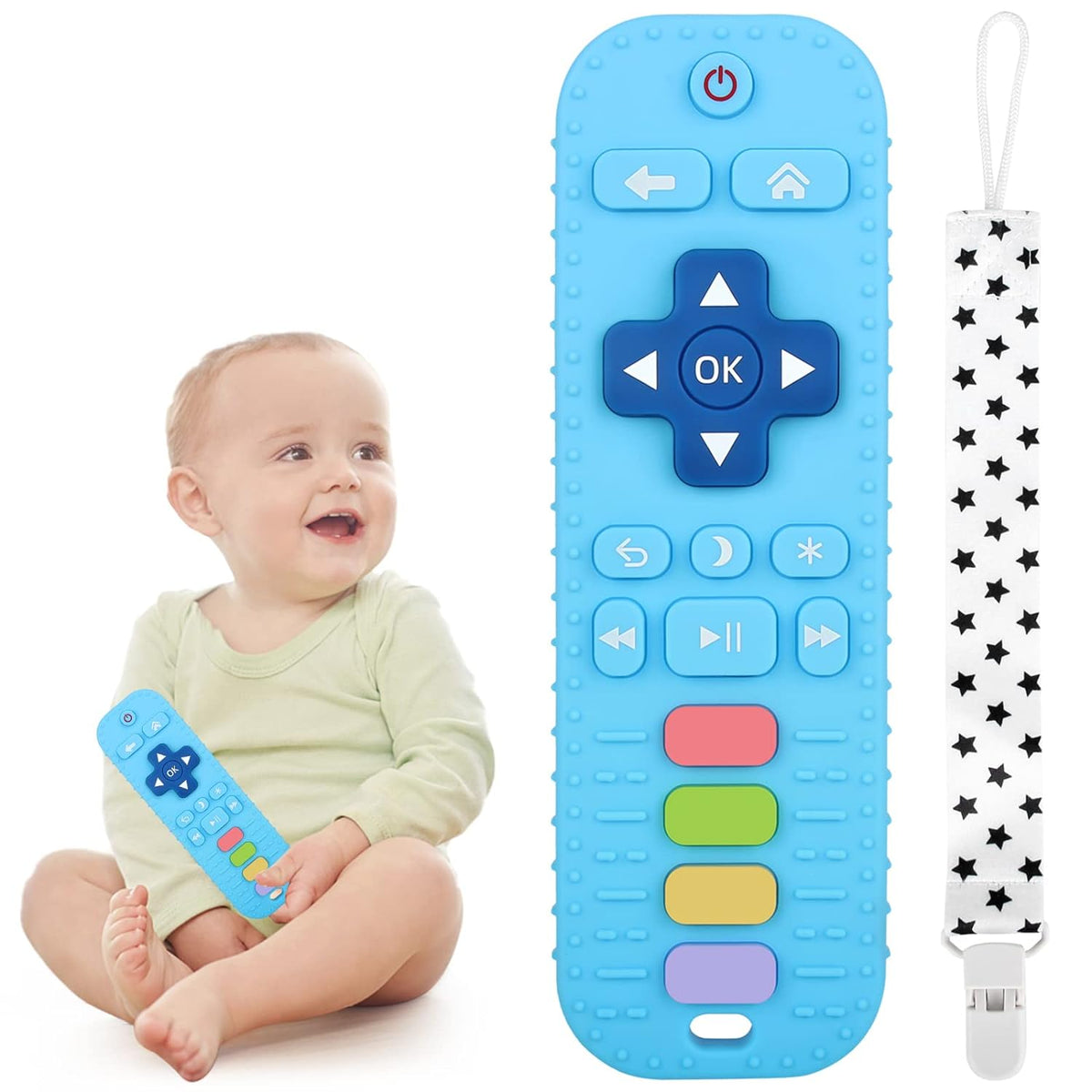 Remote-Control-Shaped Baby Teether