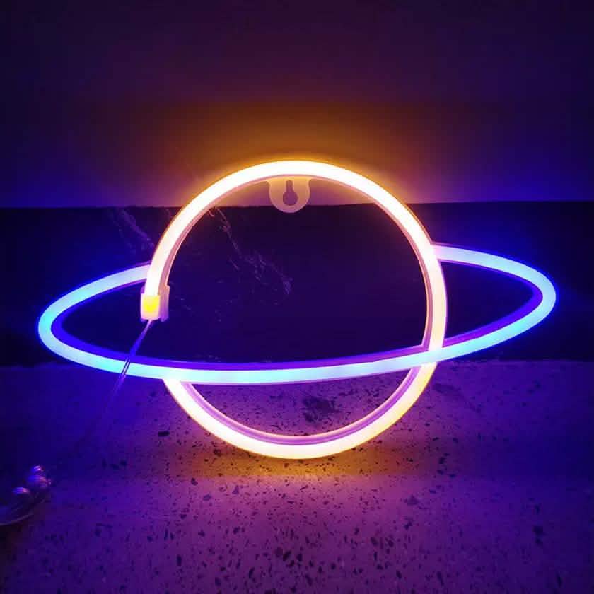 Battery & USB Powered LED Neon Wall Light Sign