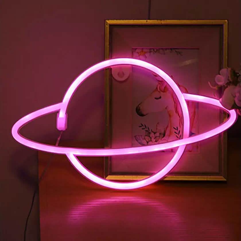 Battery & USB Powered LED Neon Wall Light Sign