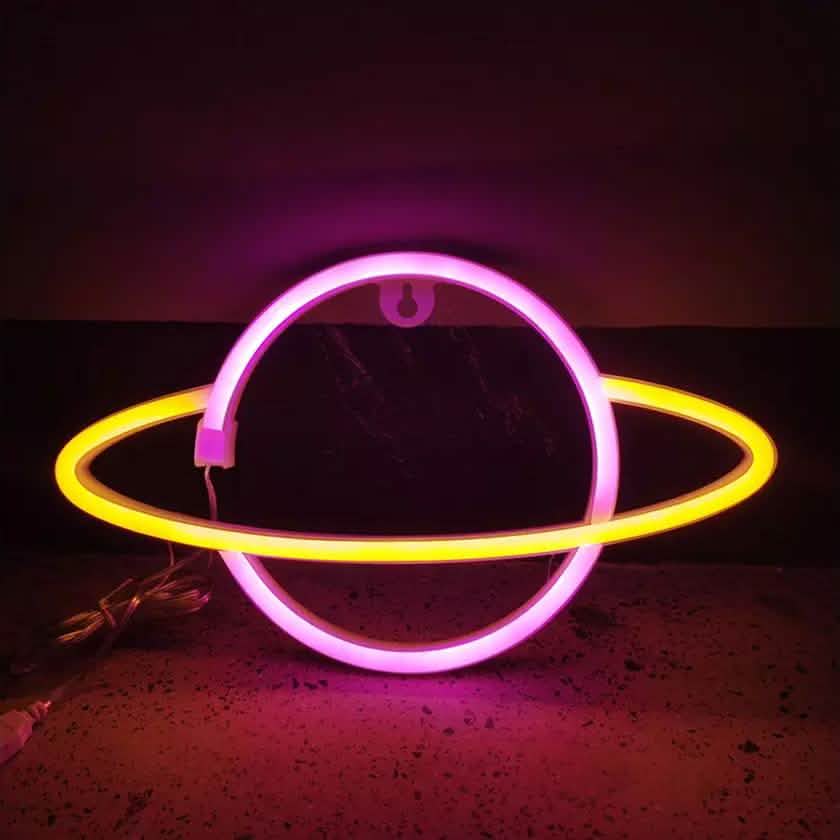 Battery & USB Powered LED Neon Wall Light Sign