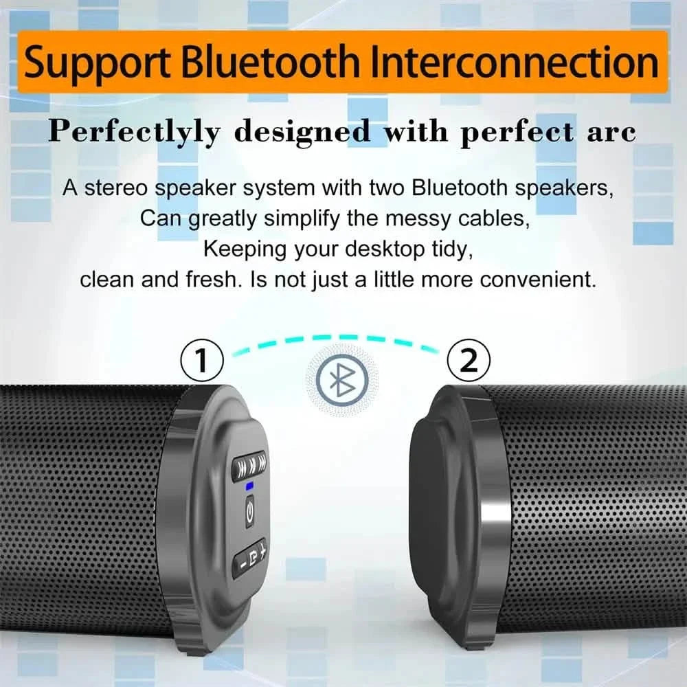 Bluetooth & USB Stereo Speaker System with Subwoofer