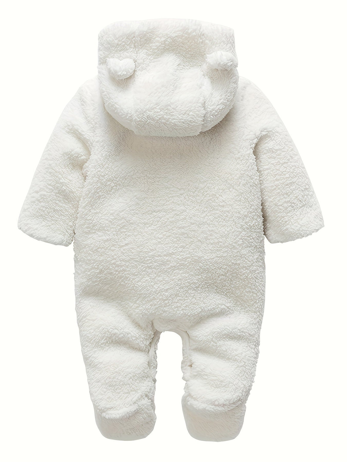 Baby Hooded Bear Fleece Footed Snowsuit